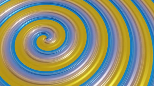 Inconsútil Bucle Hipnótico Espiral Movimiento Fondo Animación — Vídeos de Stock