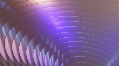 Dalgalı Yansımalı Kusursuz Döngü 3B Soyut Animasyon