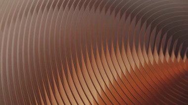 Kusursuz Döngü Asgari Soyut Dairesel Canlandırma Arkaplanı Ilık Renklerle