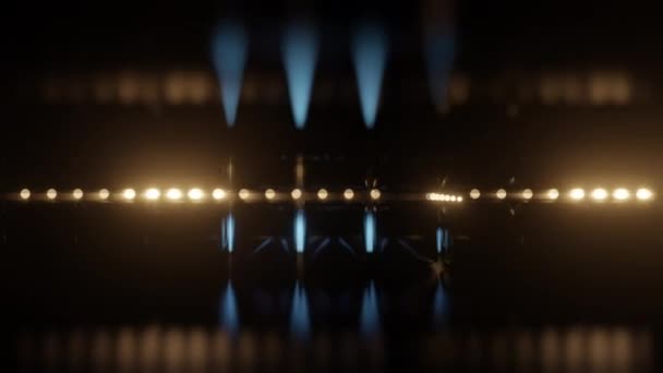 Kusursuz Döngü Özeti Işık Sızıntıları Parlamalarla — Stok video