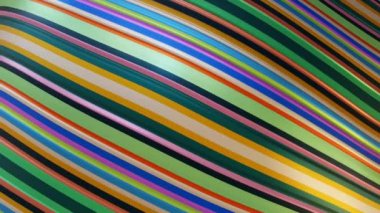 Kusursuz Döngü Güzel Dalgalı Çizgiler Soyut Arkaplan