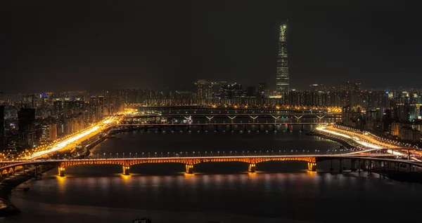 漢江の夜景 — ストック写真