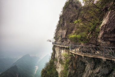 tianmen dağ manzarası ve bakış açısı