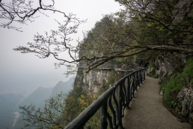 tianmen dağ manzarası ve bakış açısı