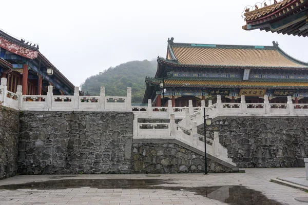 Tianmen berg tempel het platform — Stockfoto