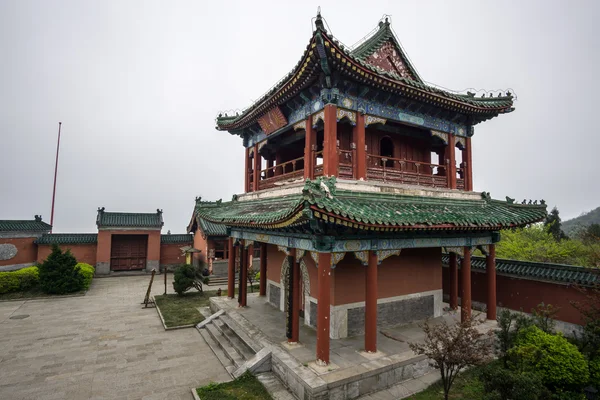 Tianmen berg tempel het platform — Stockfoto