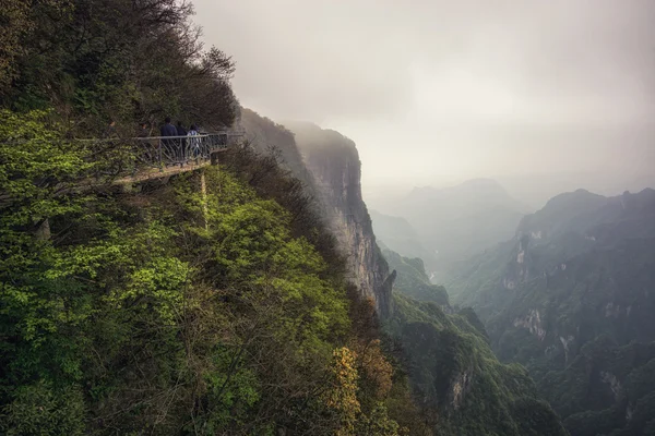 Tianmen mountain landscape and viewpoint — Stock Photo, Image