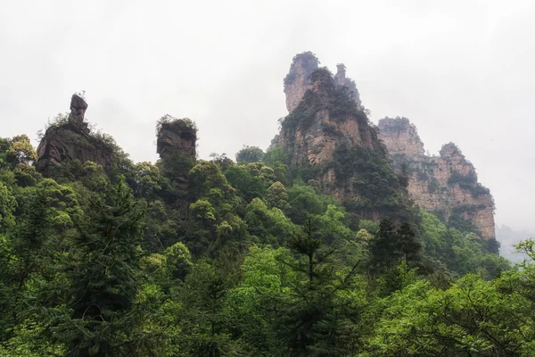 Ψηλές βουνοκορφές του yangjiajie — Φωτογραφία Αρχείου