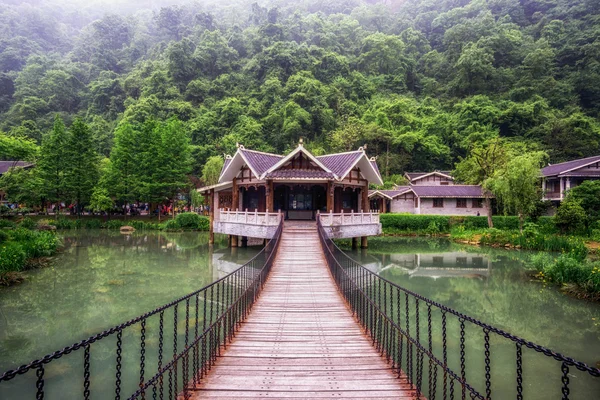 Zhangjiajie huanglongdong malebná oblast — Stock fotografie