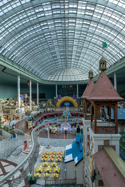 Lotte Aventura Mundo Interior Parque Atracciones Vista Gran Parque Temático — Foto de Stock