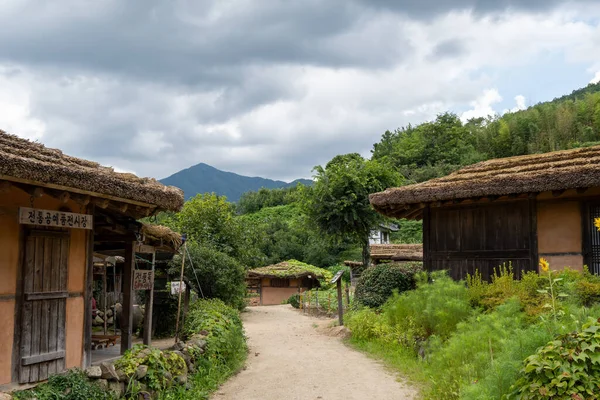 House Choi Champan Literature Folk Village Handong South Korea Traditional — 스톡 사진