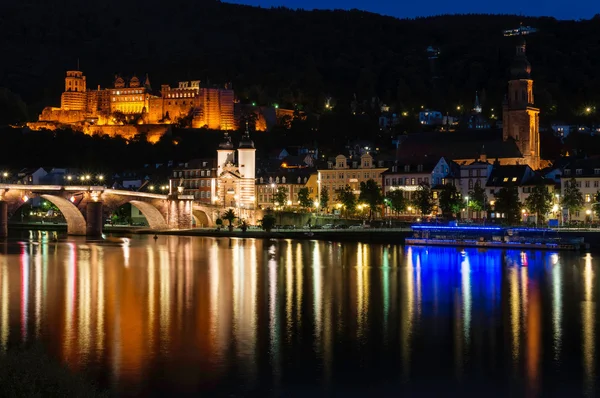 Vue sur la ville de Heidelberg — Photo