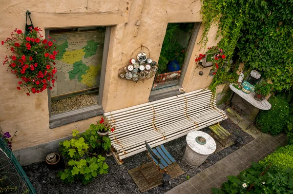 Bruge balcone giardino — Foto Stock