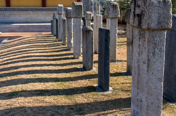 Gravestone coreano — Fotografia de Stock