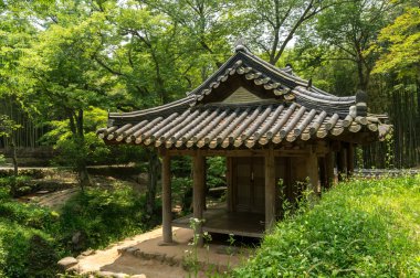 Geleneksel Kore Temple House ve Pagoda