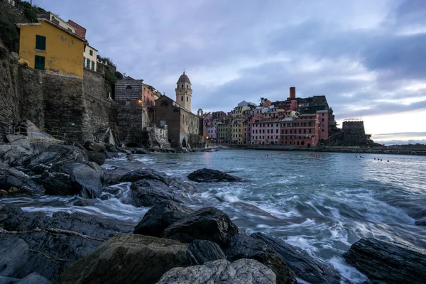 Vernazza al atardecer — Foto de Stock