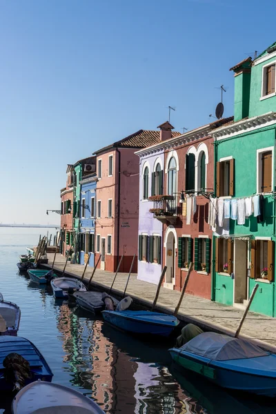 Burano canal — Stock Photo, Image