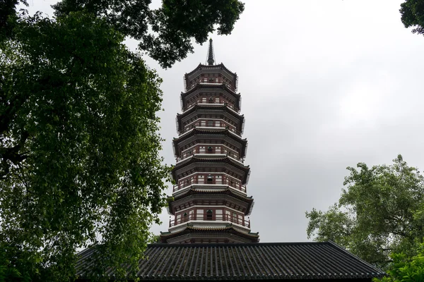 Tempel van de zes Banyanbomen — Stockfoto