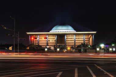 National assembly hall in Korea clipart