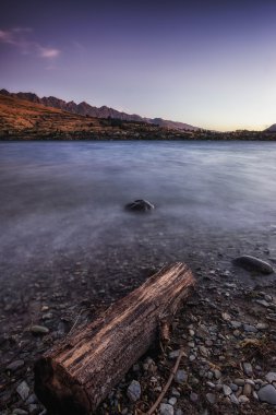 Göl wakatipu küçük kaya