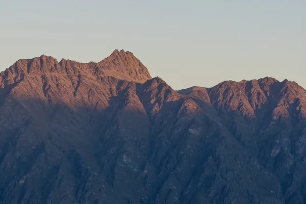 Zachód słońca nad jeziorem wakatipu — Zdjęcie stockowe