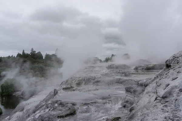 Te puia geothermal von — стоковое фото