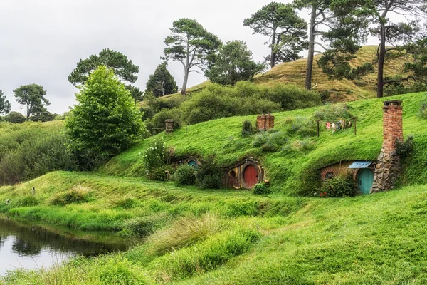 Hobbiton фильм набор — стоковое фото