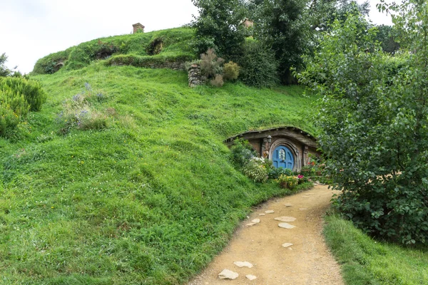 Hoyos de hobbit en hobbiton —  Fotos de Stock