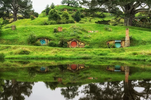 Hobbiton фильм набор — стоковое фото