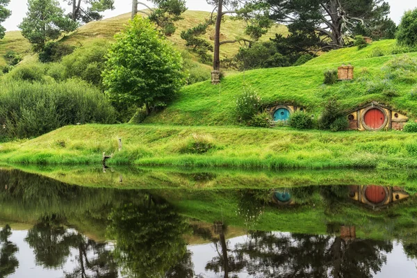 Conjunto de filmes hobbiton — Fotografia de Stock