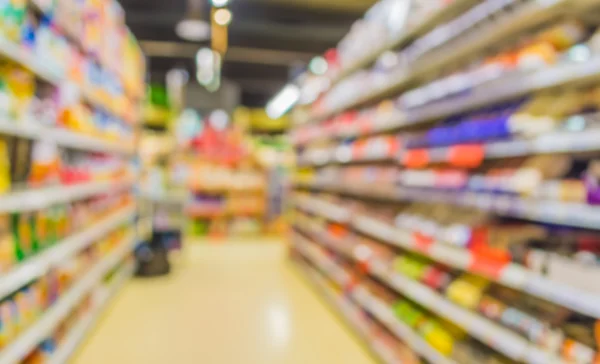 Blurred image of s grocery store for background usage . — Stock Photo, Image