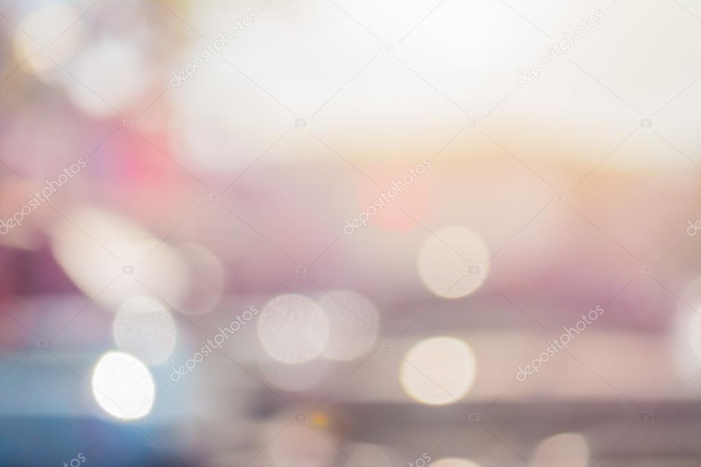 blur image of inside cars with bokeh on day time