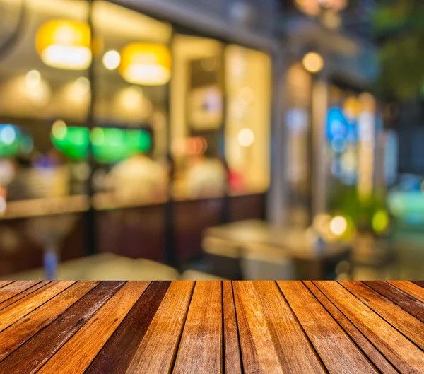 Coffee Shop verschwimmen Hintergrund mit Bokeh-Bild — Stockfoto