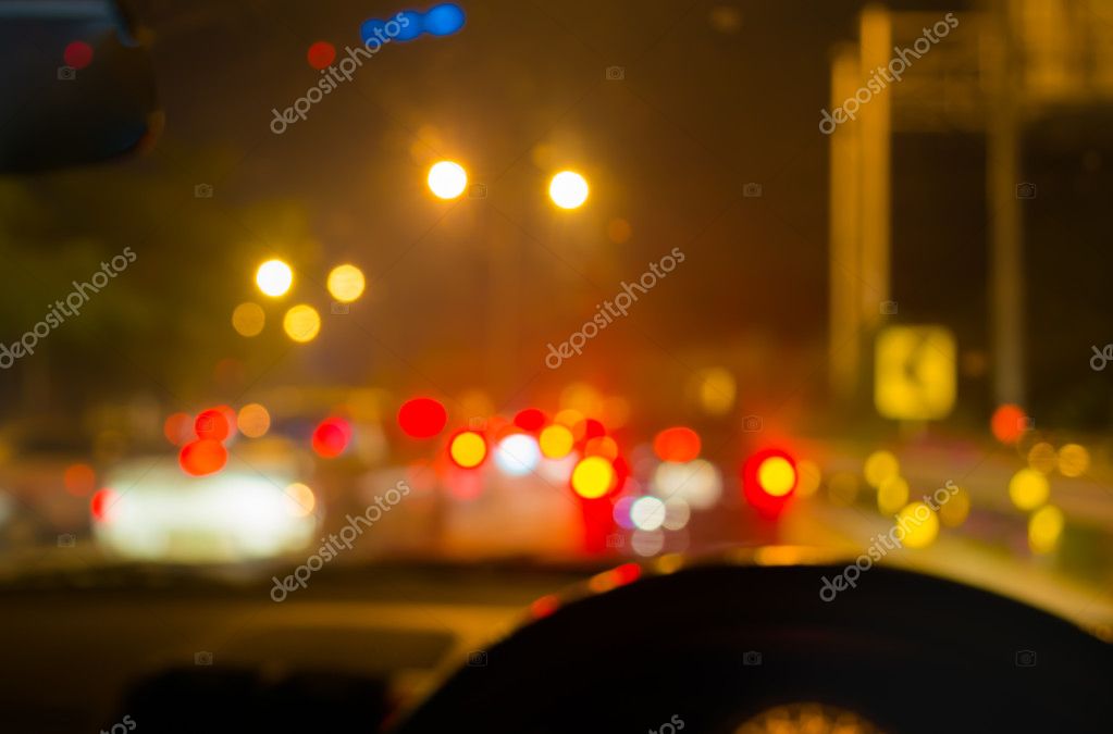 Lights Inside Car Night