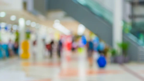 Unschärferelation Von Korridor Und Personen Flughafen Zur Hintergrundnutzung — Stockfoto