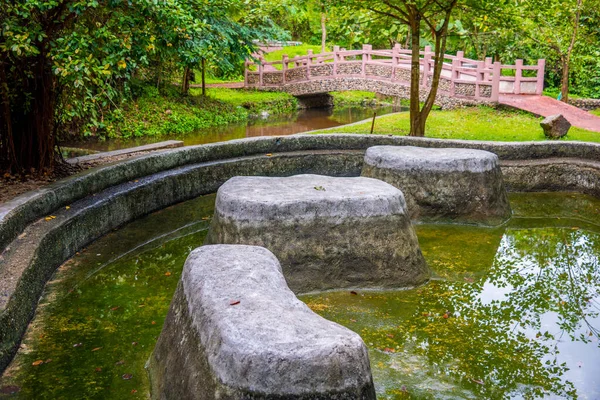 Imagen Estanque Agua Pong Nam Ron Tha Pai Aguas Termales — Foto de Stock