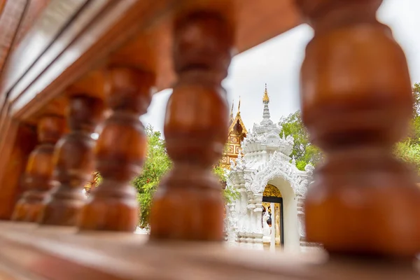 Główna Sala Świątyni Wat Ram Poeng Chiang Mai Tajlandia — Zdjęcie stockowe