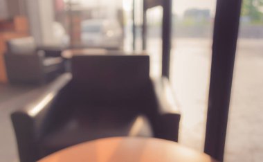 Arkaplan kullanımı için soyut bulanık modern ofis resmi. (Klasik ton))