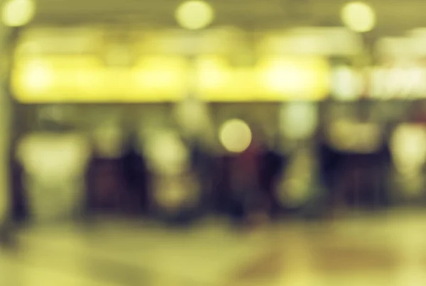 Abstract Blur Image Airport Counter Passengers Check Background Usage Vintage — Stock Photo, Image