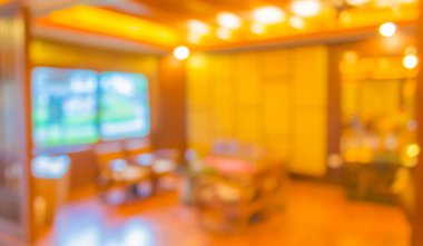 Arkaplan kullanımı için bulanık otel lobisinin resmi .