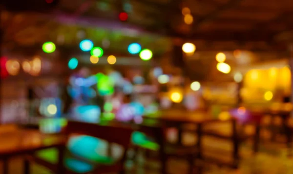 Image Blur Restaurant Night Time Background Usage Vintage Tone — Stock Photo, Image