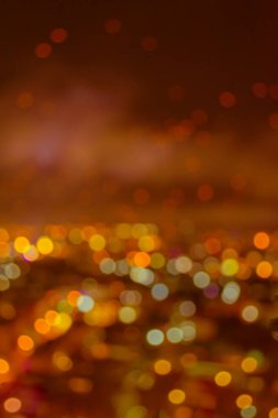 Arka plan kullanımı için Tayland, Chiang Mai 'den bulanık ışıklar. arkaplan kullanımı için .