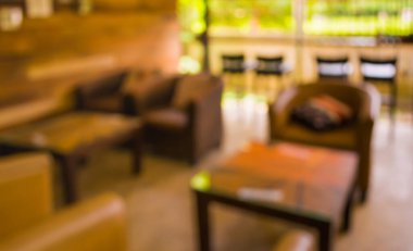 Arka plan kullanımı için kahve barı veya Retro restoranının soyut bulanık görüntüsü .