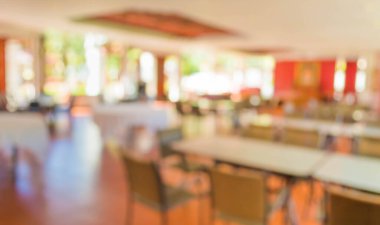 Arkaplan kullanımı için bulanık otel lobisinin resmi