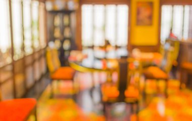 Çin restoranının arka planı Bokeh imajıyla bulanık .