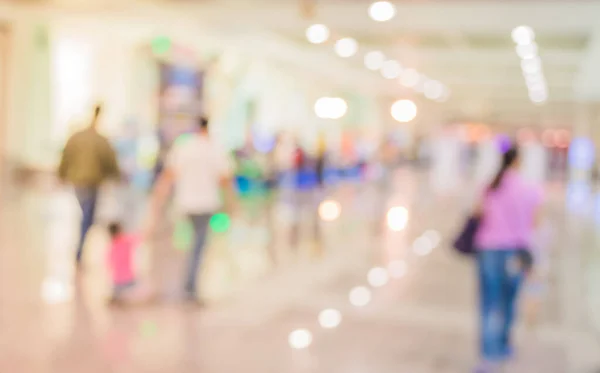 Imagem Borrada Abstrato Shopping Center Pessoas Para Uso Segundo Plano — Fotografia de Stock