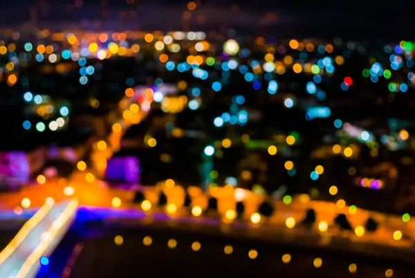 Luzes Borrão Chiang Mai Tailândia Para Uso Segundo Plano Para — Fotografia de Stock