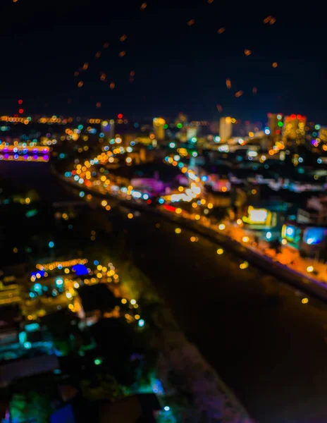 Blur Lights Image Chiang Mai Thailand Background Usage — Stock Photo, Image
