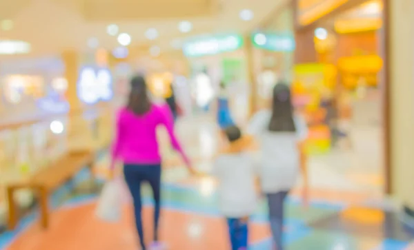 Imagem Borrada Abstrato Shopping Center Pessoas Para Uso Segundo Plano — Fotografia de Stock