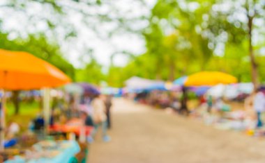 Arka plan kullanımı için günlük piyasanın soyut bulanık görüntüsü .